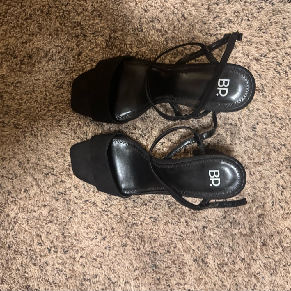 BP Black Strappy Women's Sandals